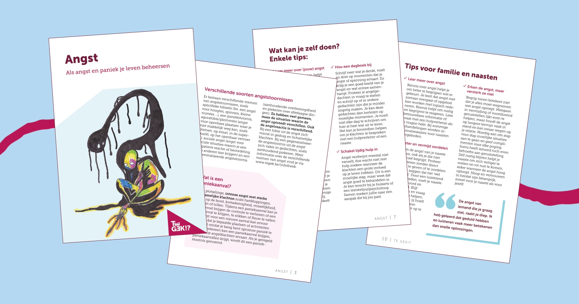 Nieuwe brochure “Angst: Als angst en paniek je leven beheersen”