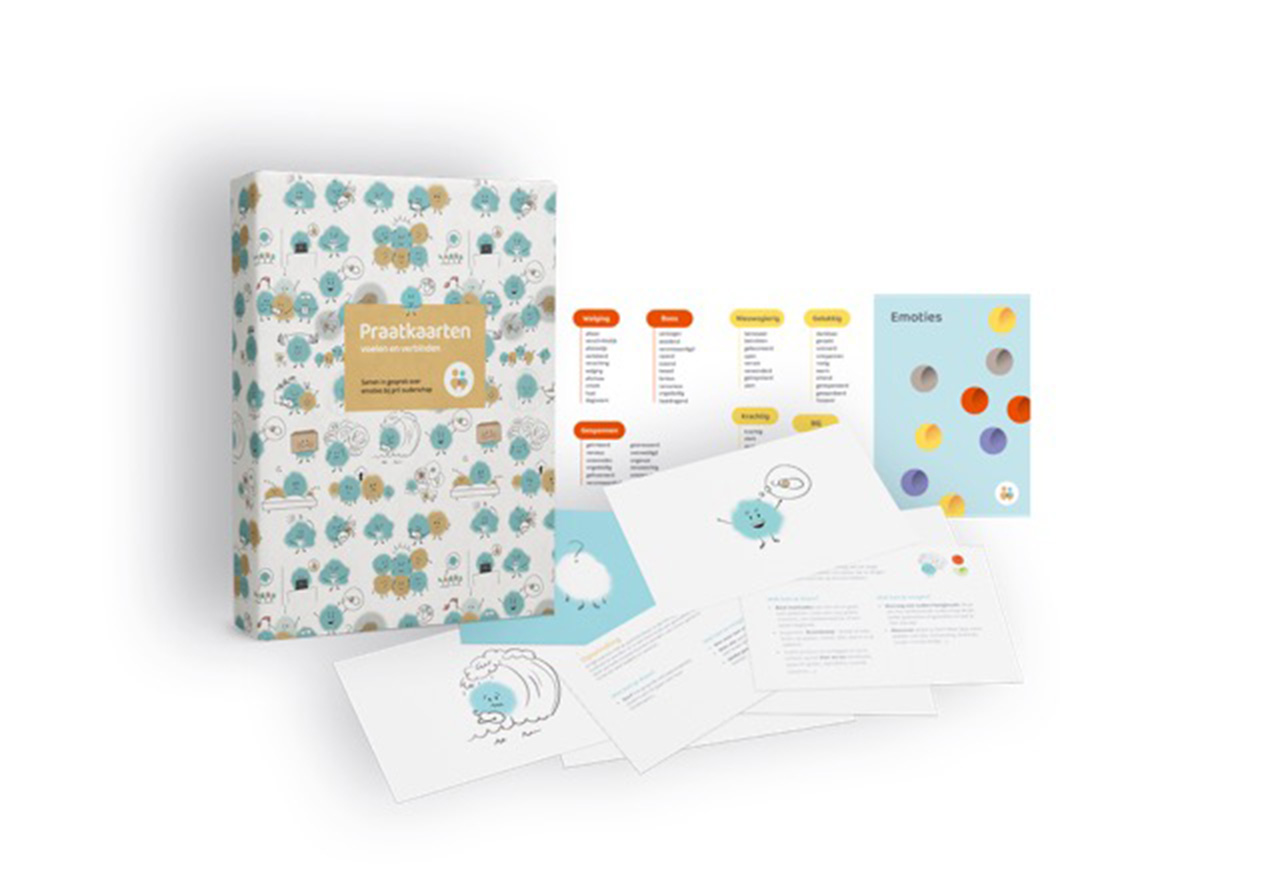 Praten over emoties met Perinet praatkaarten 